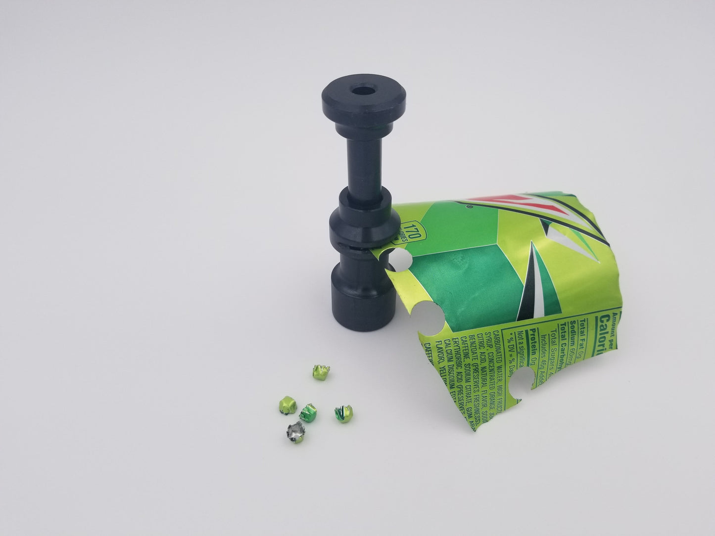 Make #11 Percussion Caps with aluminum drink cans