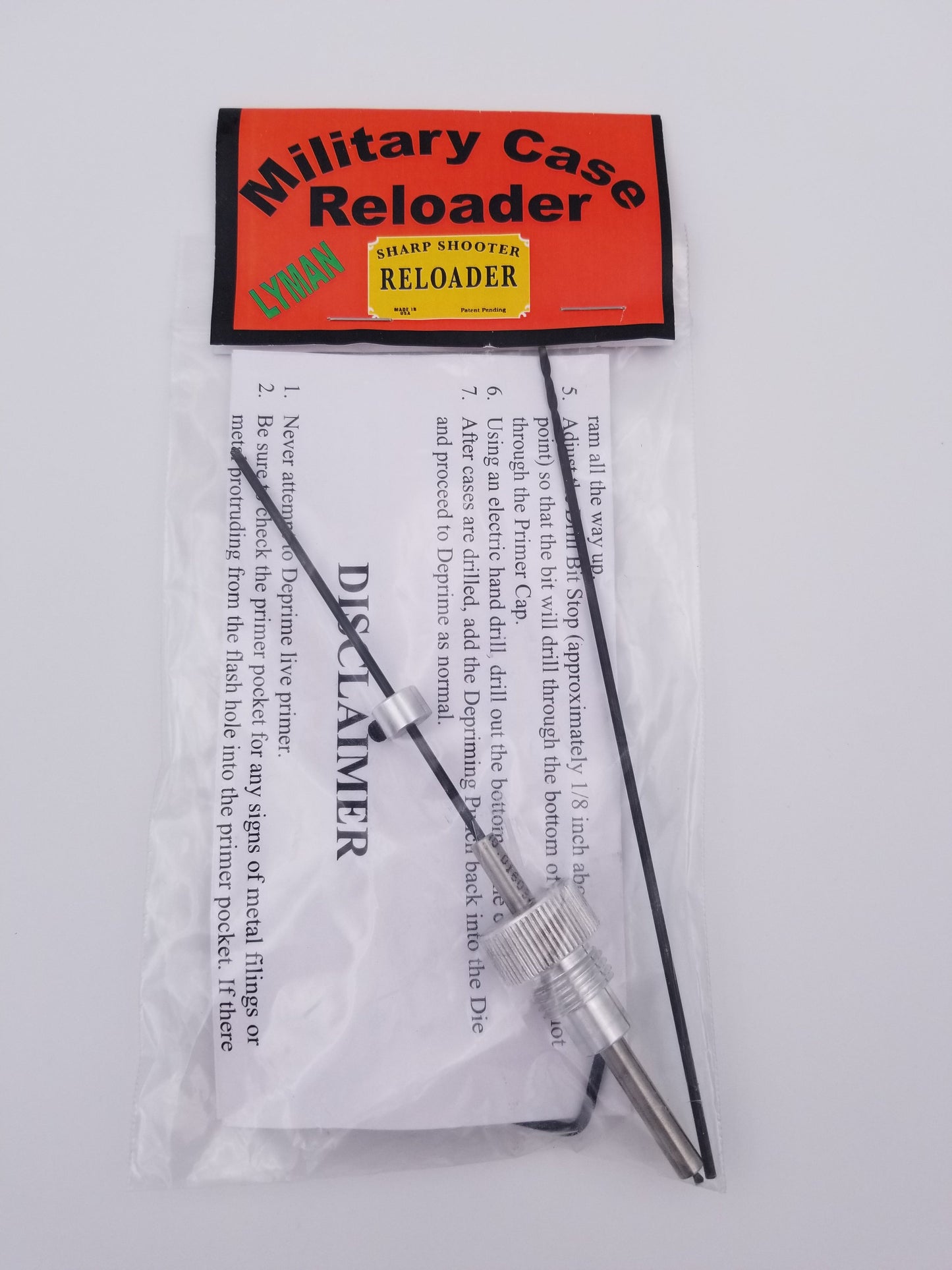 Lyman berdan case converter for Lyman resizing dies