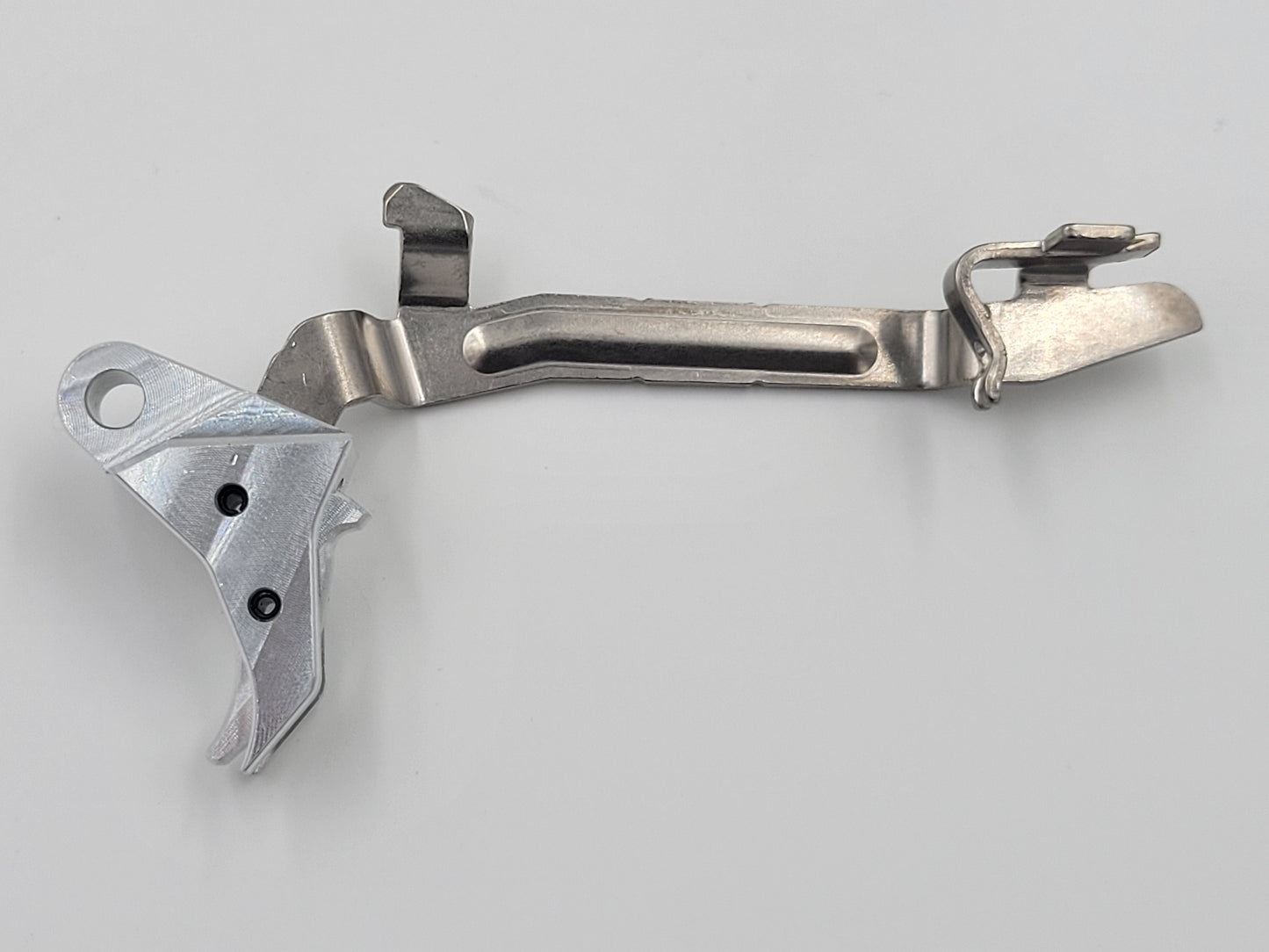 Glock 17-19 Silver / Silver Trigger Side View
