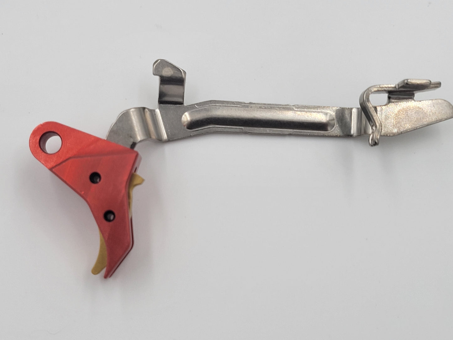 Glock 17-19 Red / Gold Trigger Side View