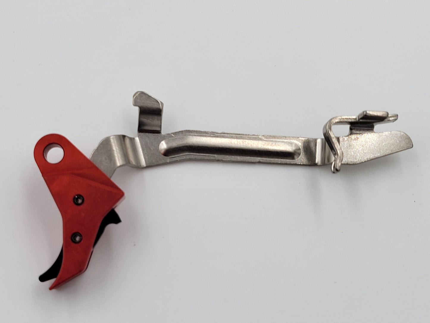 Glock 17-19 Red / Black Trigger Side View
