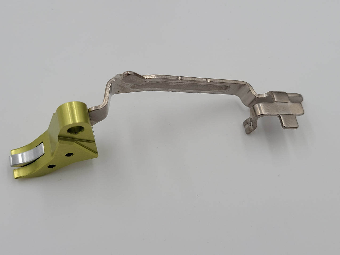 Glock 17-19 Green / Silver Trigger Top View