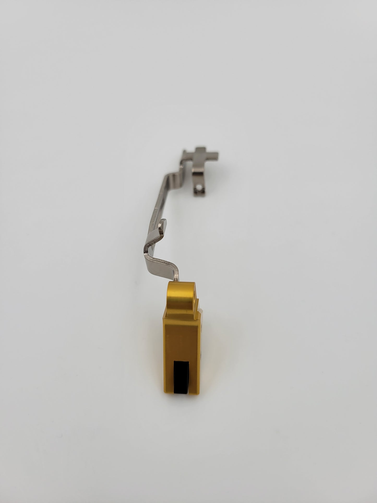 Glock 17 Glock 19 Gold / Black Flat Trigger Front View