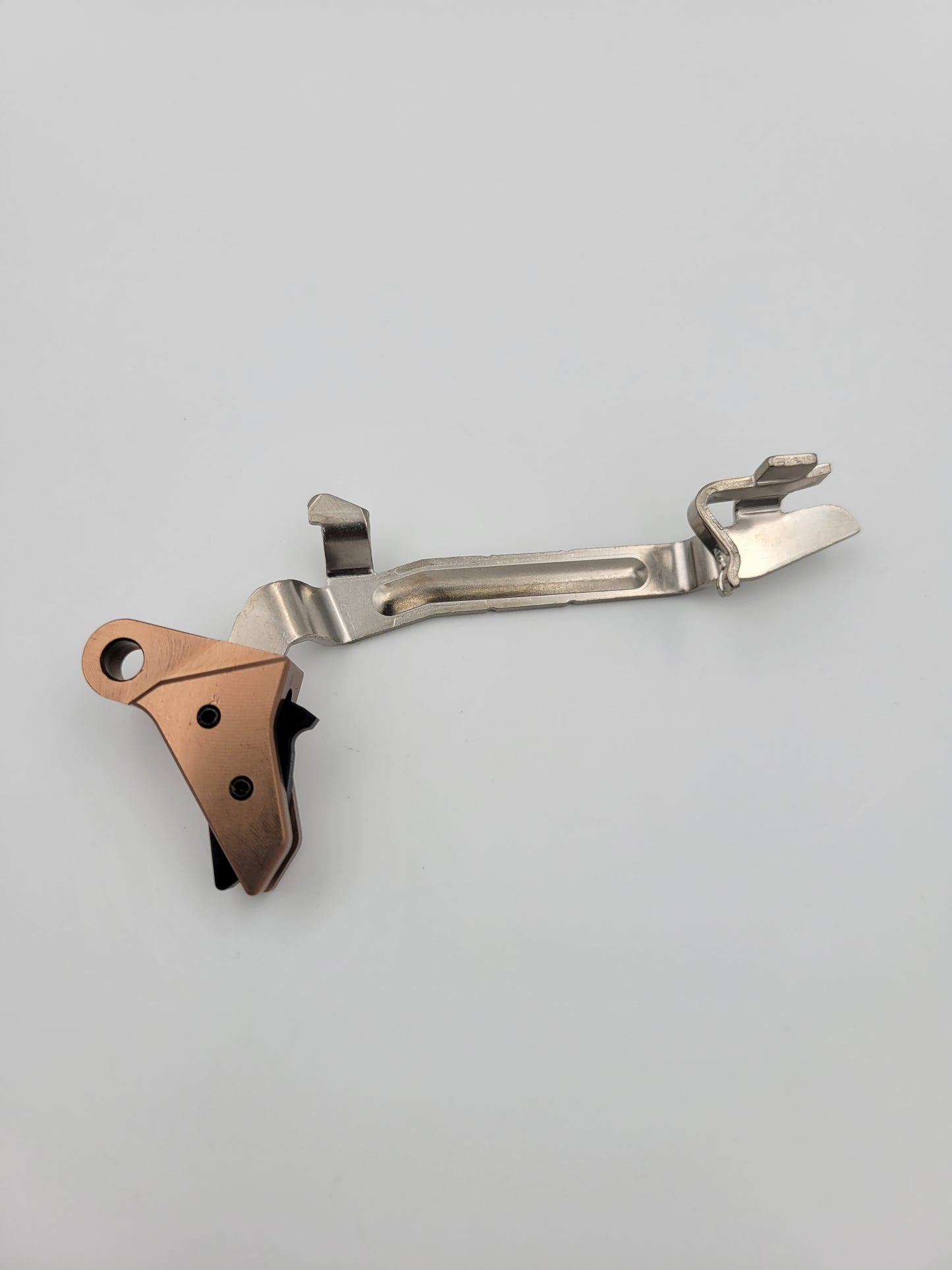 Glock 17 Glock 19 FDE / Black Flat Trigger Side View