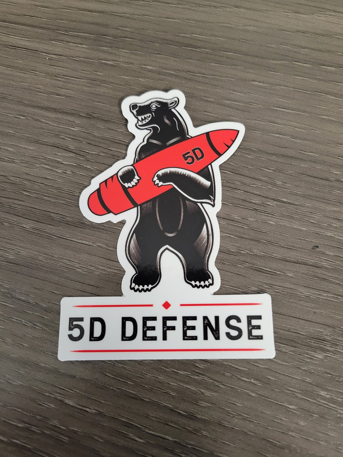 Extra 5D Logo Sticker 3x4"