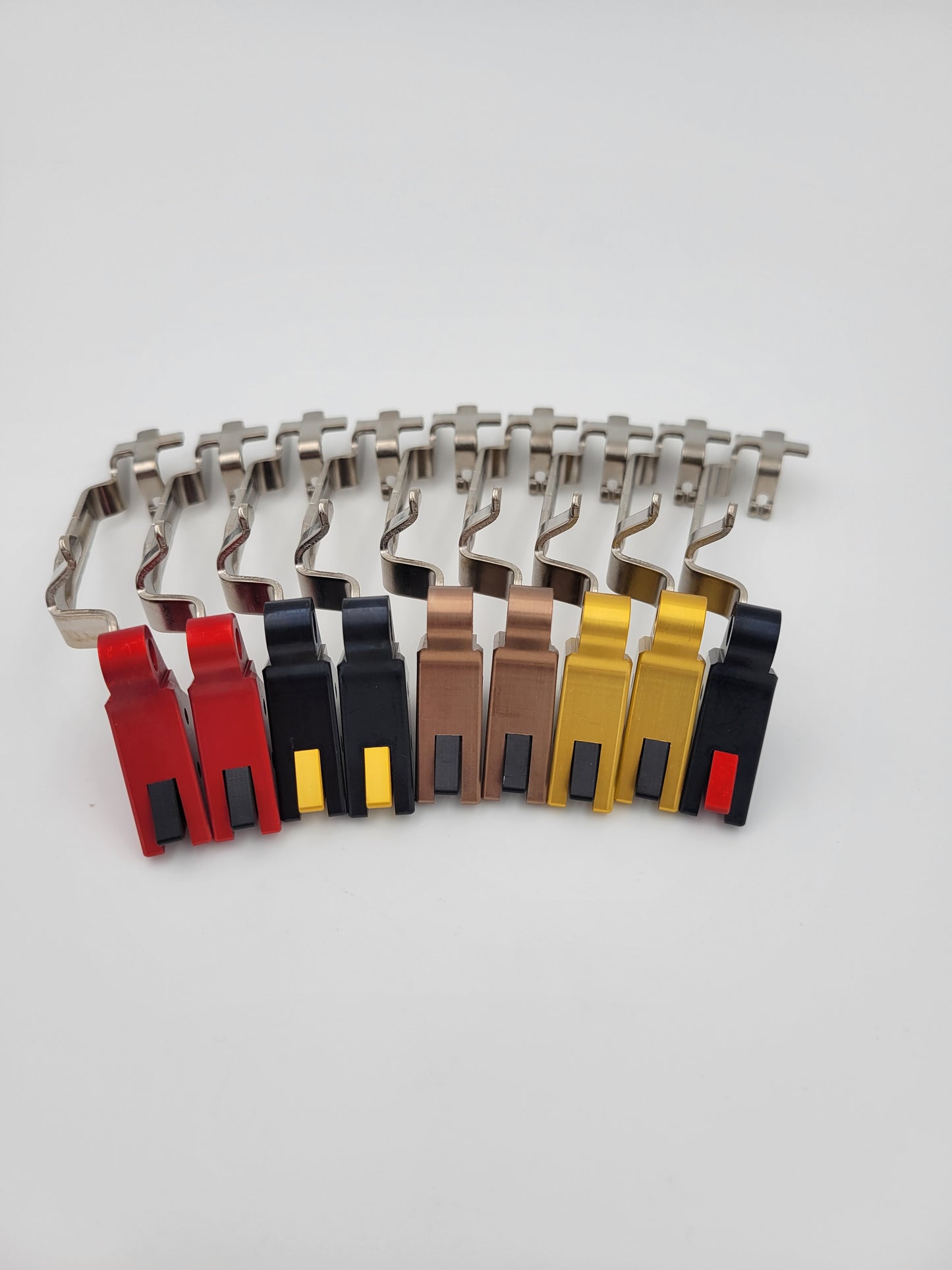 Glock17 Glock19 Assorted Flat Faced Triggers in Row
