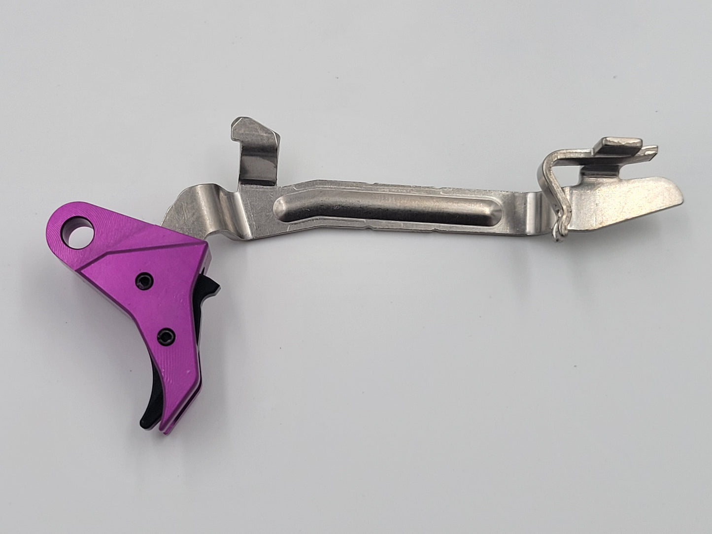 Glock 17-19  Purple / Black Trigger Side View